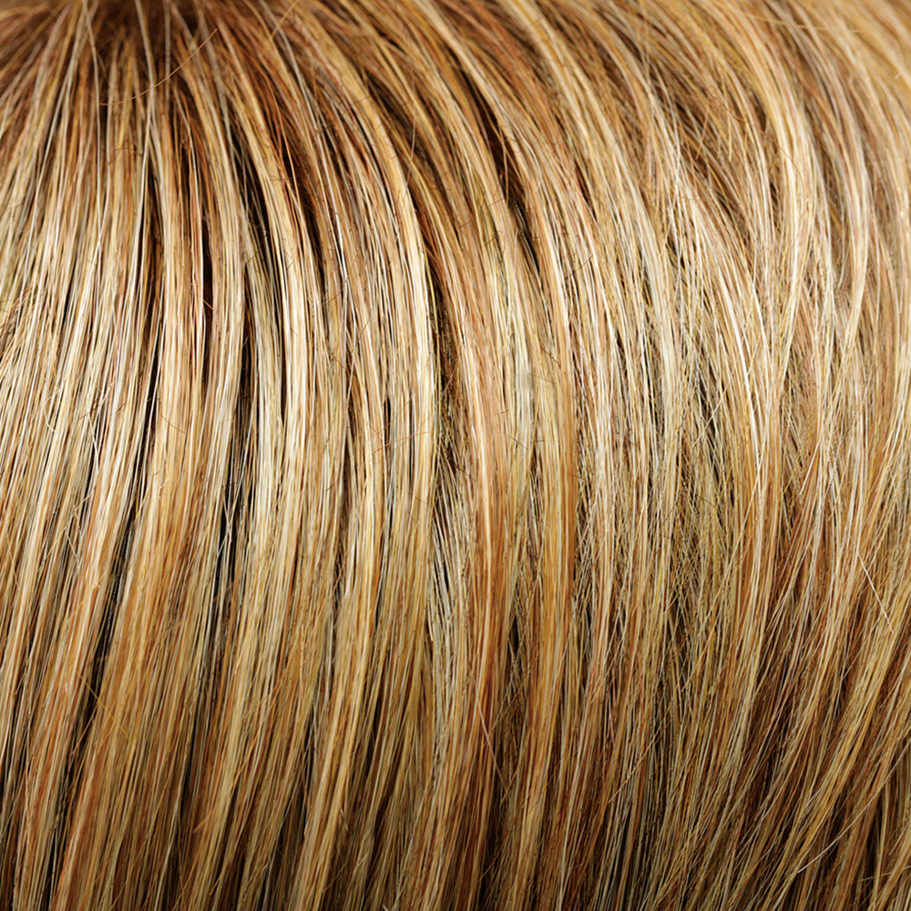 17/23/R8 Beige Blonde Auburn Blend Rooted Medium Brown