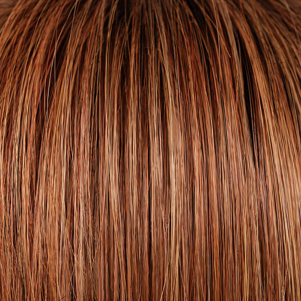 33/32/R4 Auburn Blend Rooted Dark Brown