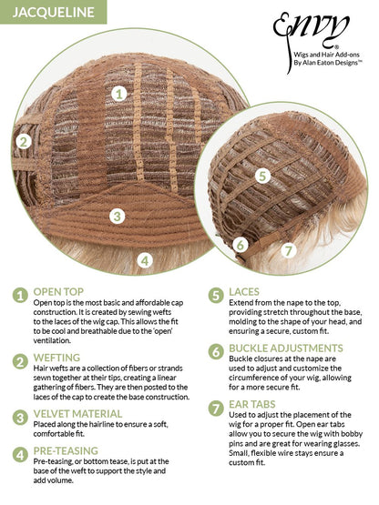 Jacqueline Wig By Envy I READY-TO-WEAR SYNTHETIC