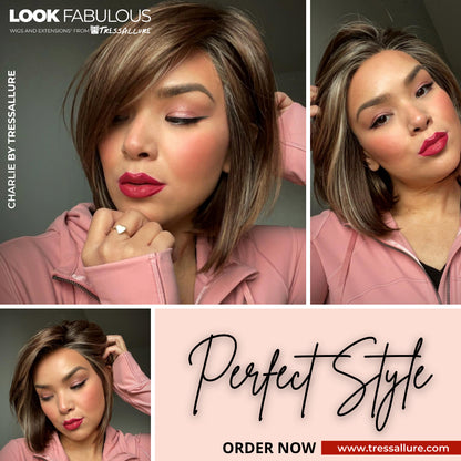 Charlie Wig by TressAllure | Lace Front | Mono Top | Synthetic Fiber