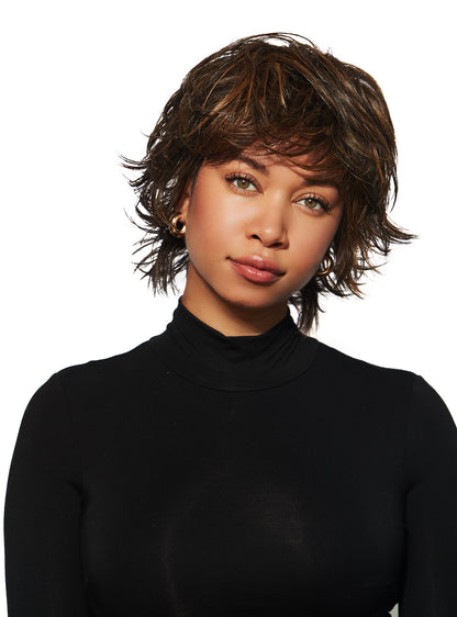 Razor Cut Shag Wig by TressAllure | Heat Friendly Synthetic
