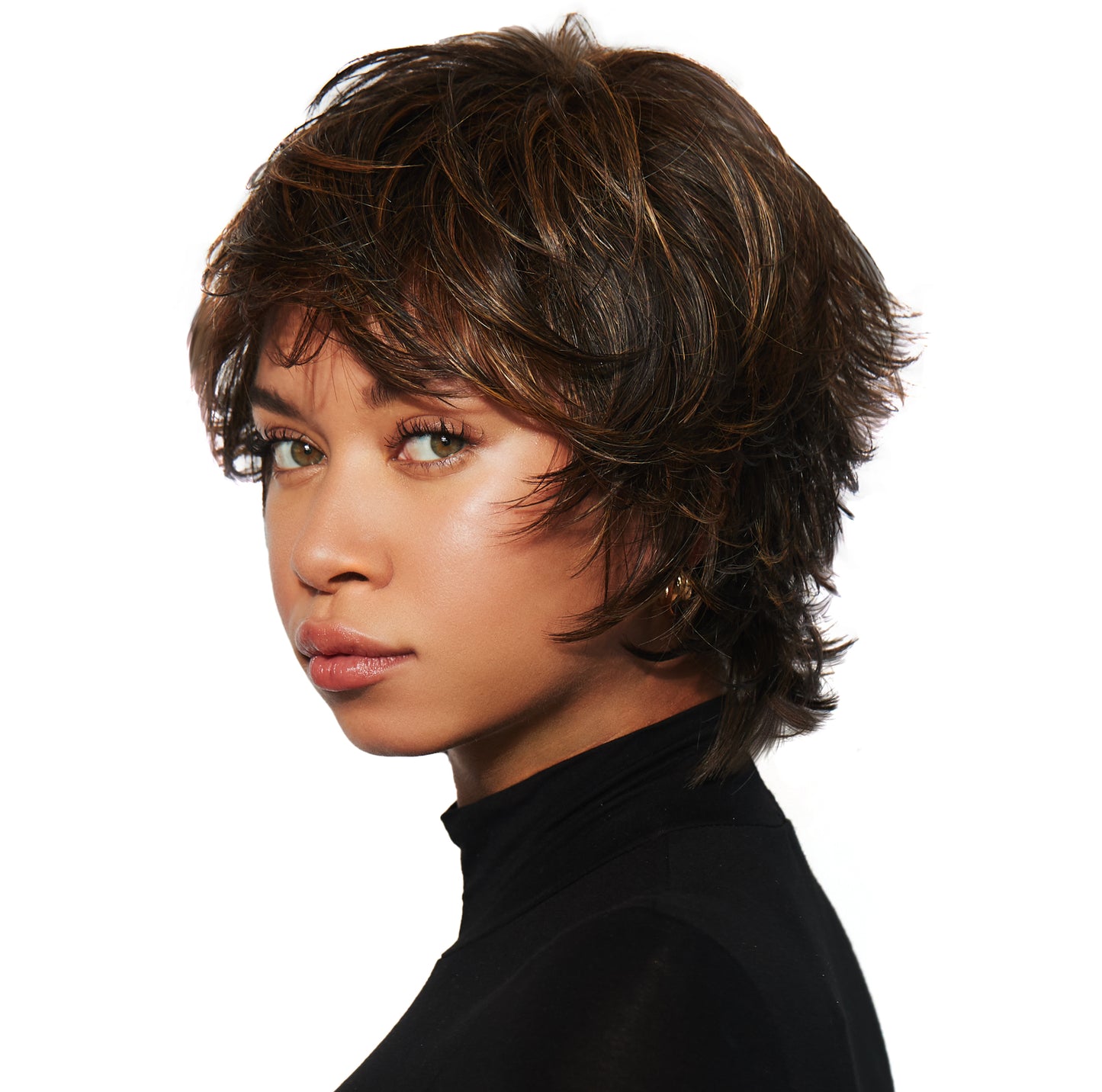Razor Cut Shag Wig by TressAllure | Heat Friendly Synthetic